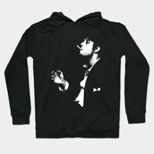 Tom Waits icon Hoodie by goatboyjr